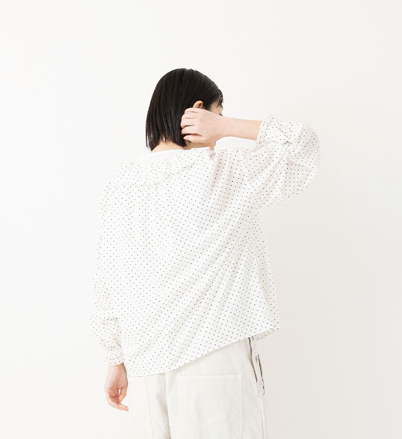 LTD-201<br>ドットフリルブラウス