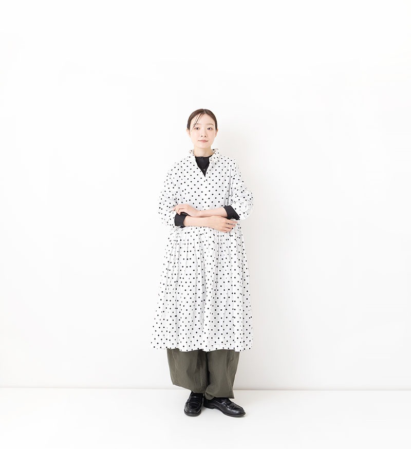 ※Veritecoeur online 限定※<br>NT-123<br>切替ギャザーワンピース