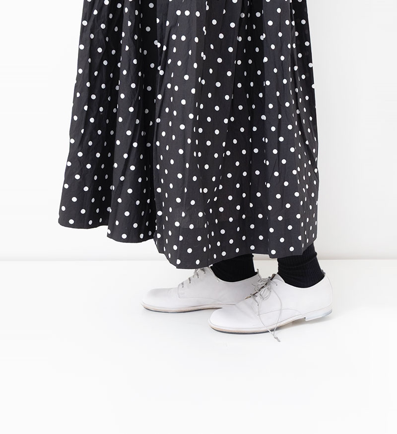 ヴェリテクール バンドカラー ギャザーロングワンピース 日本製 Veritecoeur（ヴェリテクール）の「Veritecoeur バンドカラーギャザー