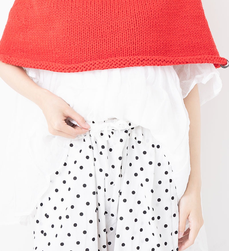 ※Veritecoeur online 限定※<br>NT-124<br>切替ギャザーパンツ