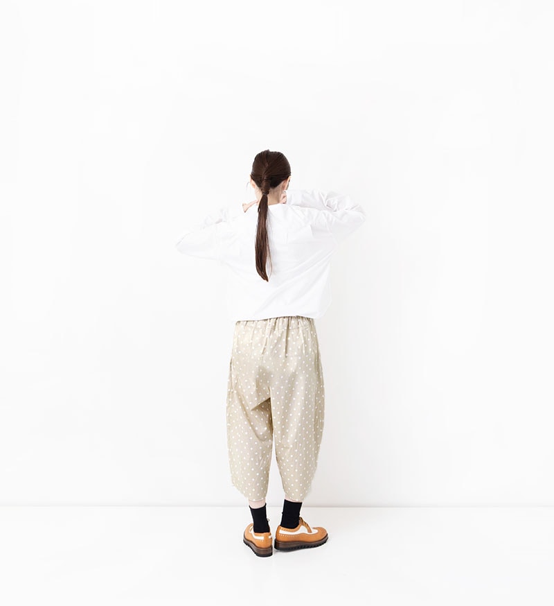 ※Veritecoeur online 限定※<br>NT-124<br>切替ギャザーパンツ