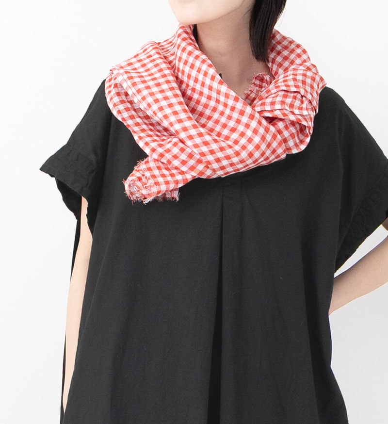 VC-2834<br>ギンガムチェックストール - COLLECTION - Veritecoeur