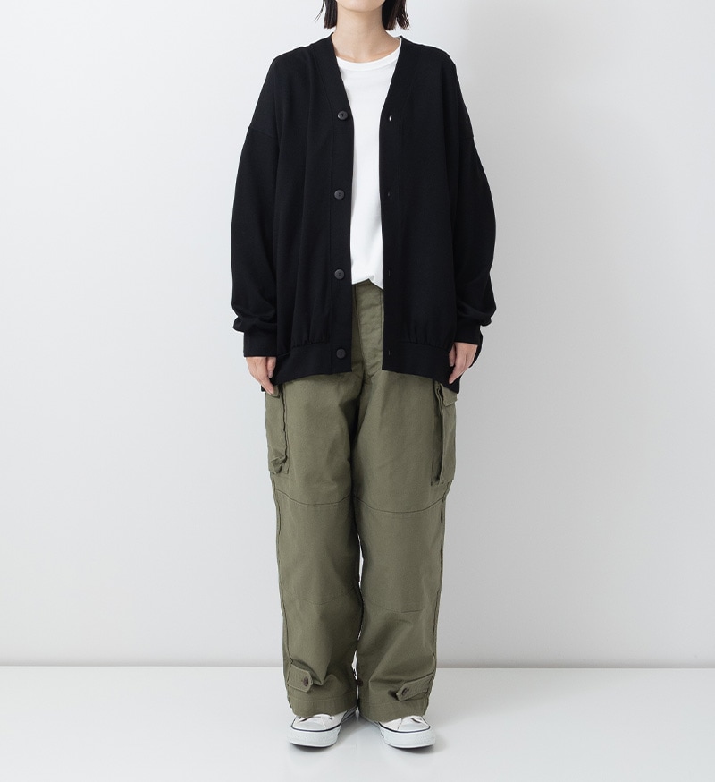 ひゅうご　 DIESEL Vネックカーディガン ブラック　M SALE】<br>VCC-479<br>スムースVネックカーディガン - Back Number