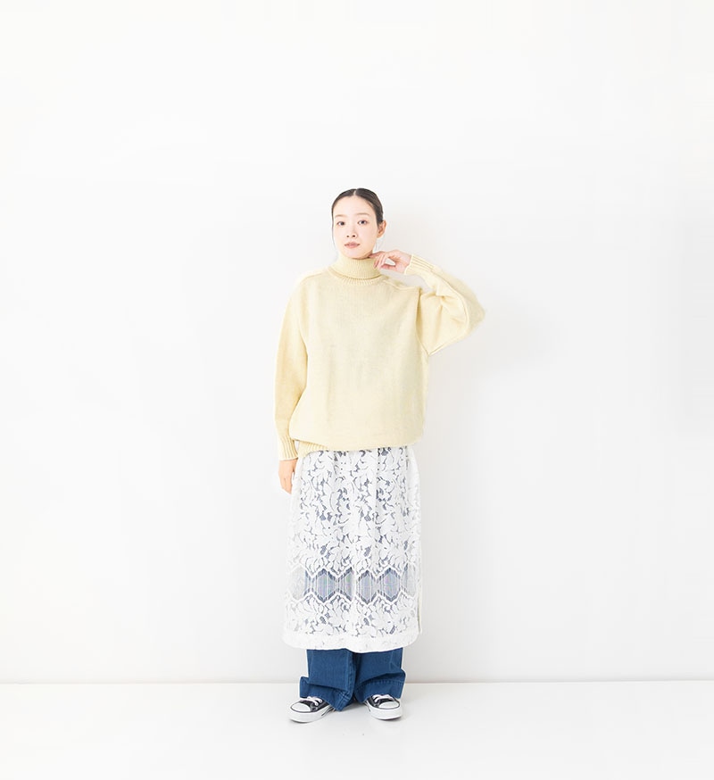 【SALE】<br>VCK-233<br>タートルネックニット