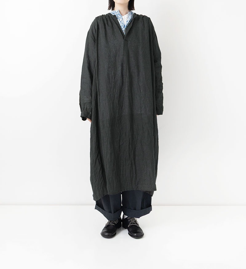 《FLAGSHIP STORE》&《ONLINE STORE》<br>VC-2810A<br>リネンスキッパーワンピース