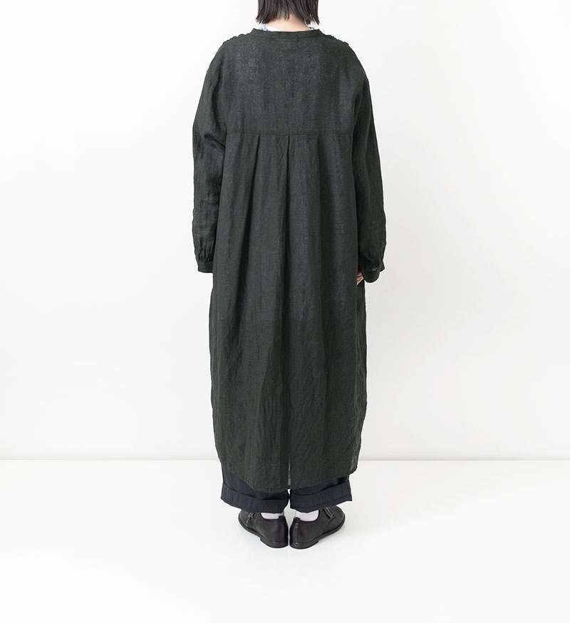 《FLAGSHIP STORE》&《ONLINE STORE》<br>VC-2810A<br>リネンスキッパーワンピース