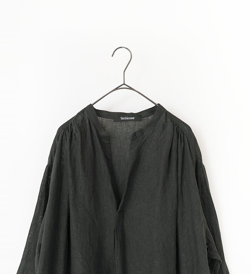 《FLAGSHIP STORE》&《ONLINE STORE》<br>VC-2810A<br>リネンスキッパーワンピース