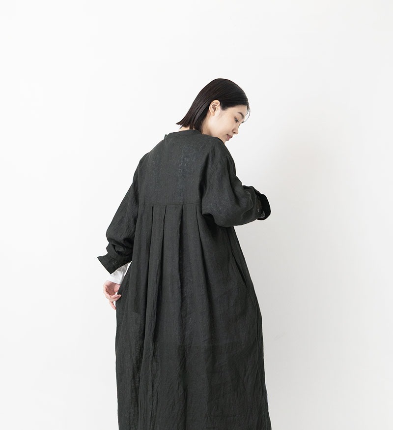 《FLAGSHIP STORE》&《ONLINE STORE》<br>VC-2810A<br>リネンスキッパーワンピース