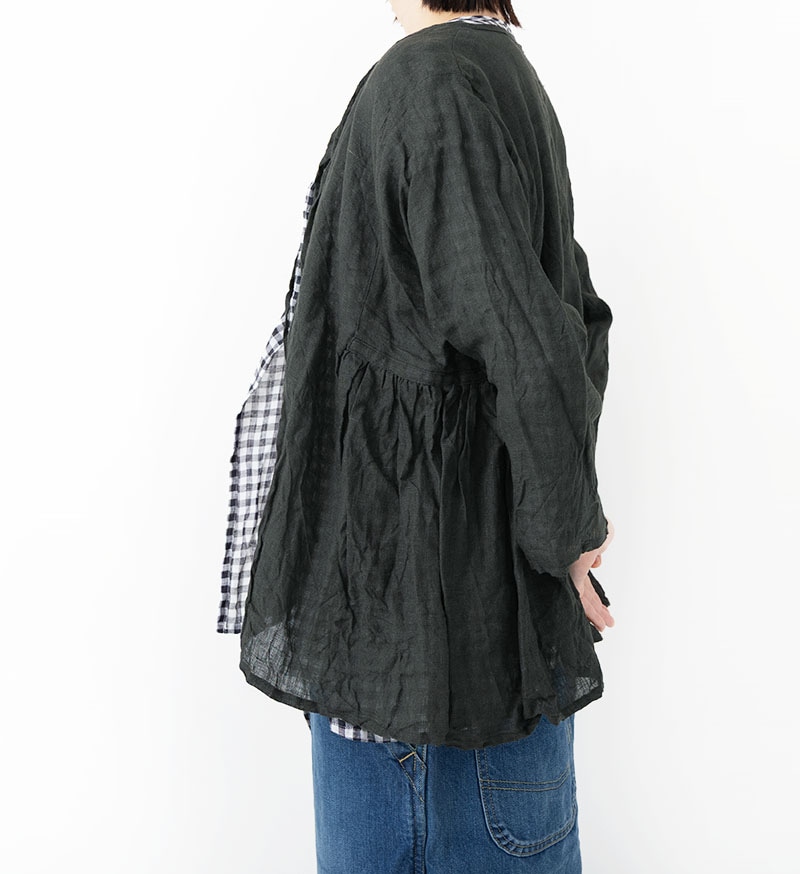 《FLAGSHIP STORE》&《ONLINE STORE》<br>VC-2831A<br>リネンカシュクールブラウス