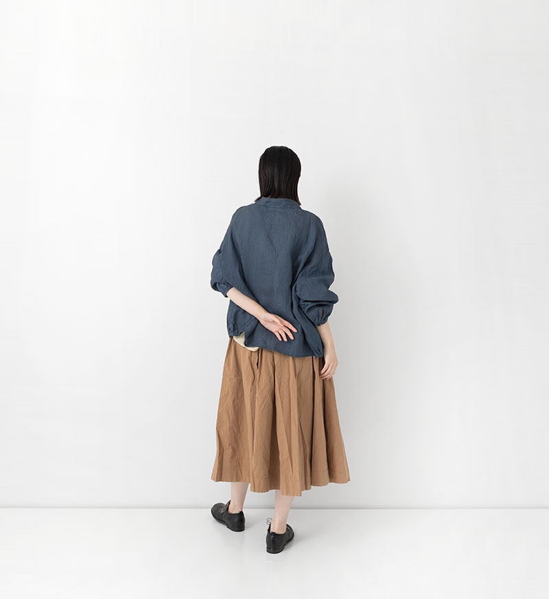 ☆VC-2840<br>墨染めリネンシャツジャケット - COLLECTION