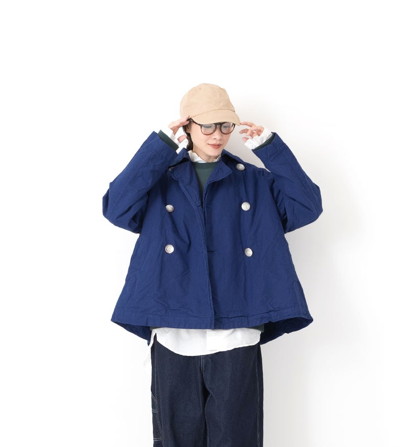 ST-102<br>ダブルボタンショートコート - BASIC - Veritecoeur