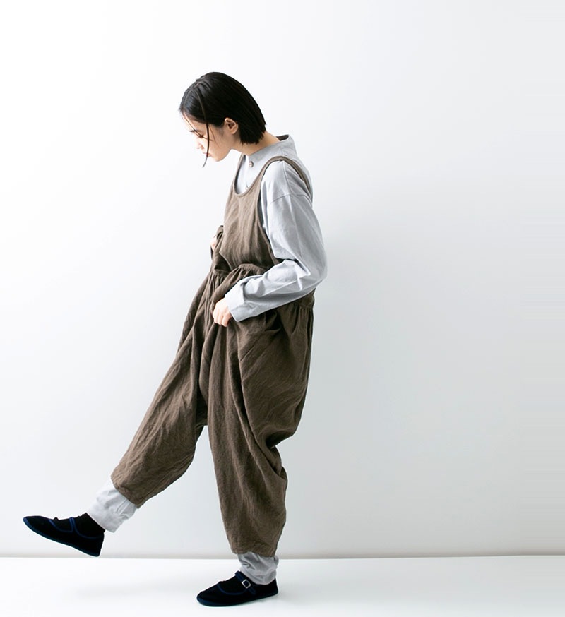 Veritecoeur online限定 ロングスリーブオールインワンカットソー Veritecoeur online限定 ロングスリーブオールインワンカットソー