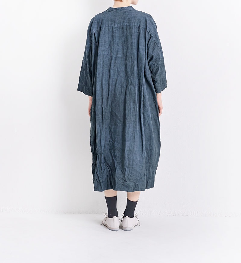 ヴェリテクール　リネンコットンワンピース　evam eva ネストローブ　マガリ evam eva / linen one-piece, - c a b i n e t O N L I N E S T O R E