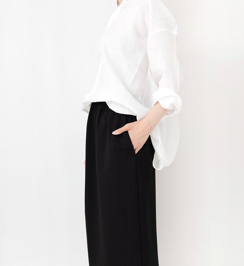 Veritecoeur Relax Jersey Skirt スカート Veritecoeur LTD-138 リラックスジャージースカート Black