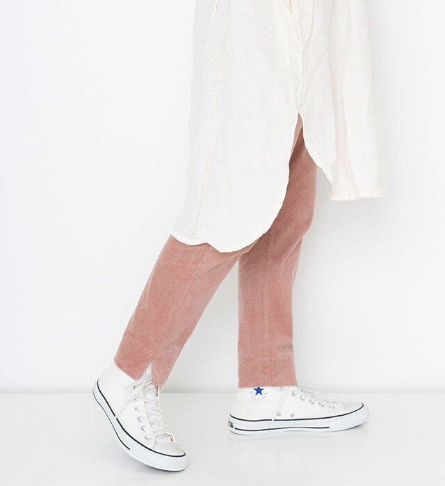 ST-023C<br>コーデュロイサブリナストレッチパンツ