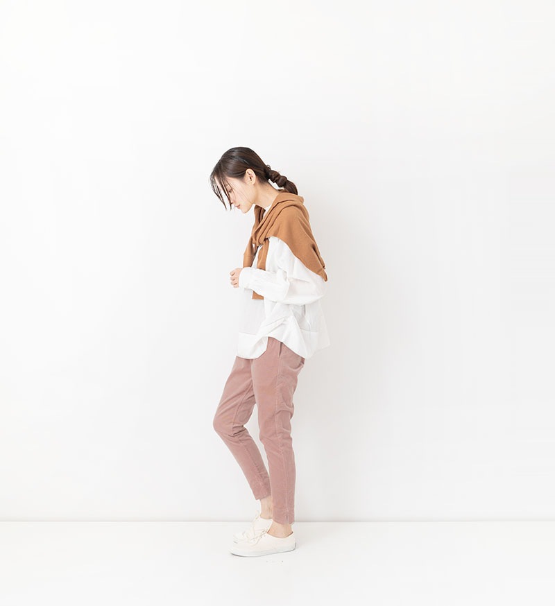 ST-023C<br>コーデュロイサブリナストレッチパンツ