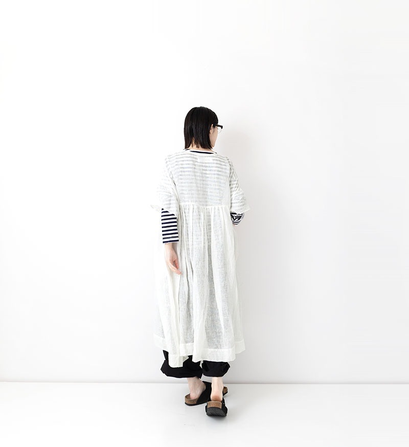 VC-2843<br>リネンギャザーワンピース - COLLECTION - Veritecoeur