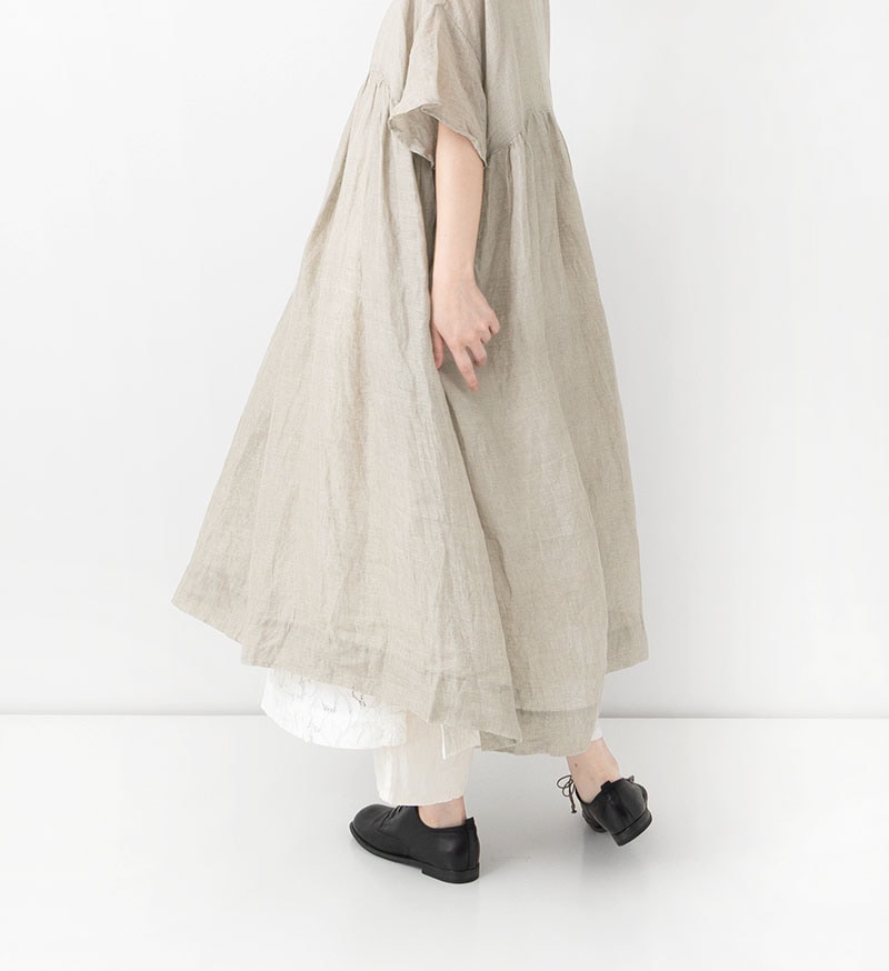 ☆VC-2843<br>リネンギャザーワンピース - COLLECTION - Veritecoeur