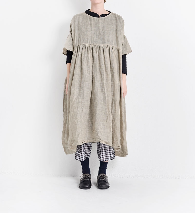 VC-2843<br>リネンギャザーワンピース - COLLECTION - Veritecoeur