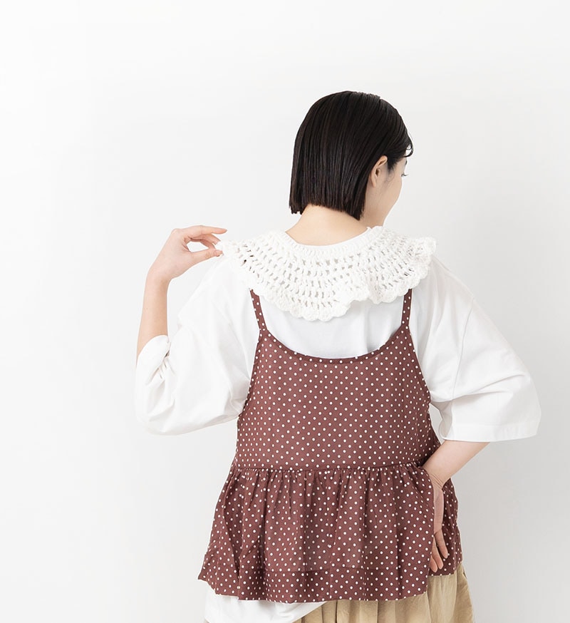 VCK-309<br>かぎ針編みつけ襟 - COLLECTION - Veritecoeur(ヴェリテクール) VCK-309<br>かぎ針編みつけ襟 - COLLECTION - Veritecoeur(ヴェリテクール)