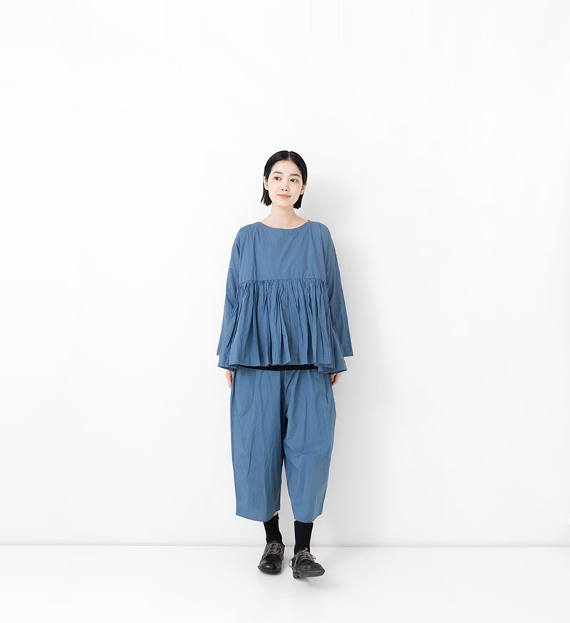 ST-063 ギャザーパンツ - BASIC - Veritecoeur(ヴェリテクール)