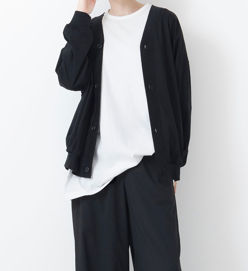 LTD-082 シルケットVネックカーディガン