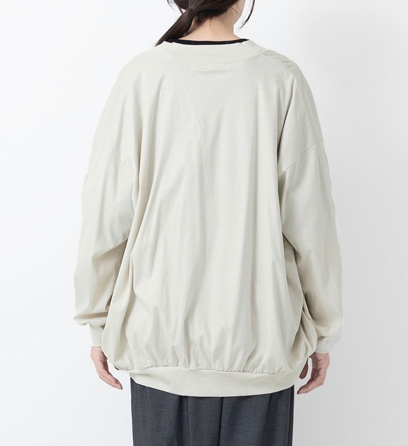 LTD-082 シルケットVネックカーディガン