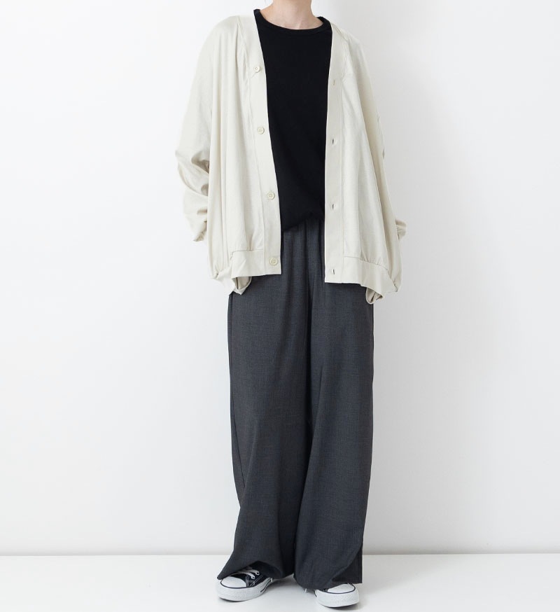 LTD-082 シルケットVネックカーディガン