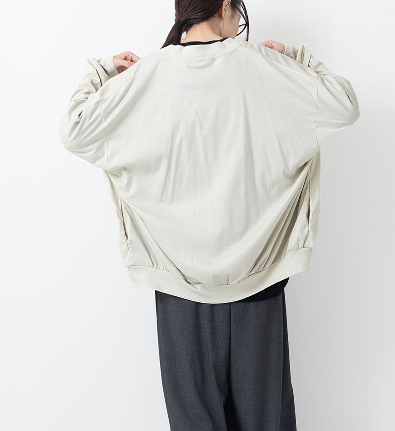 LTD-082 シルケットVネックカーディガン