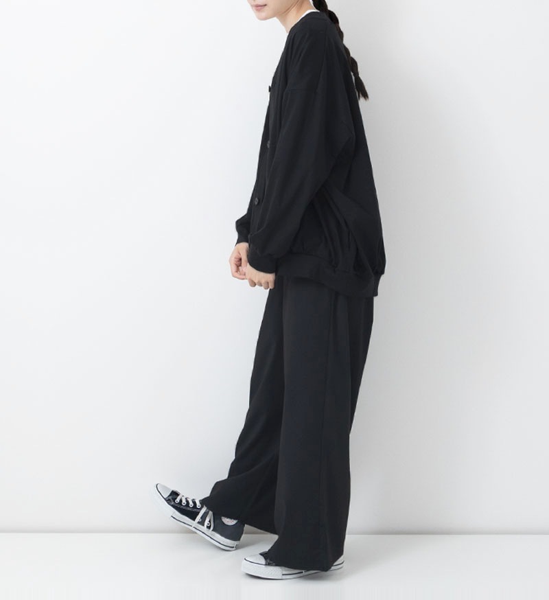 LTD-082 シルケットVネックカーディガン