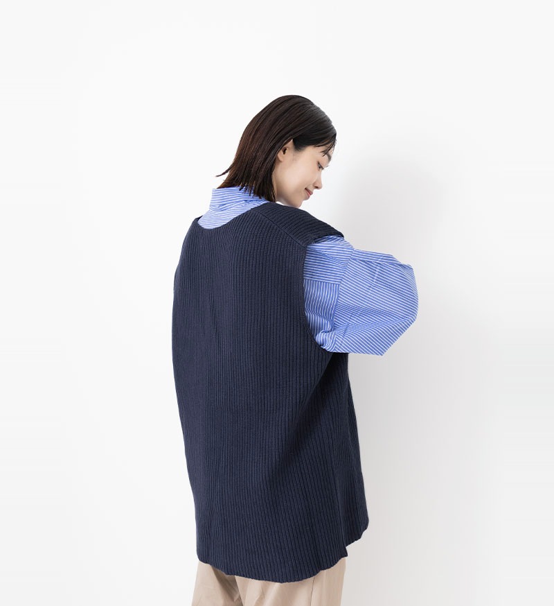 ★LTD-129<br>Cashmere V-Necked Vest