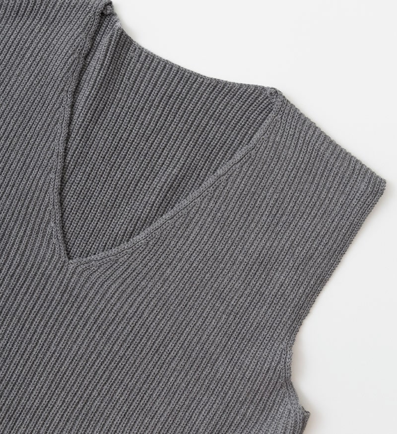 ★LTD-129<br>Cashmere V-Necked Vest