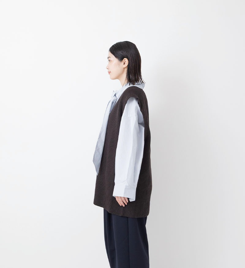 ★LTD-129<br>Cashmere V-Necked Vest