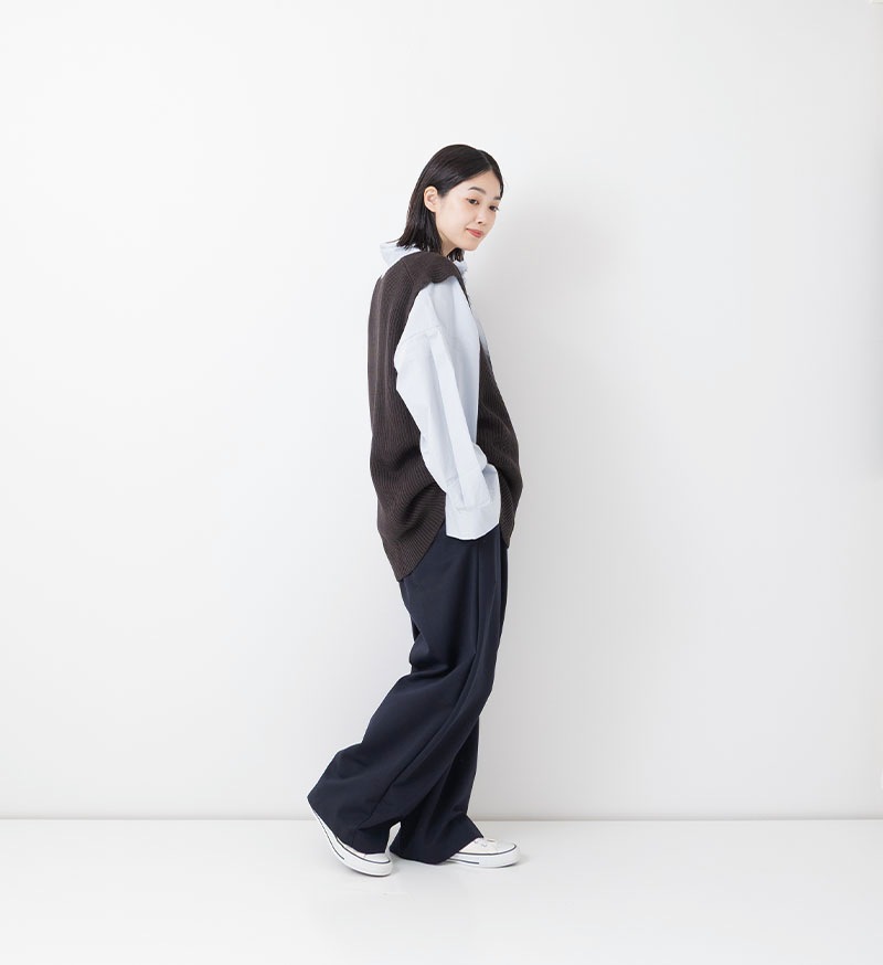 ★LTD-129<br>Cashmere V-Necked Vest