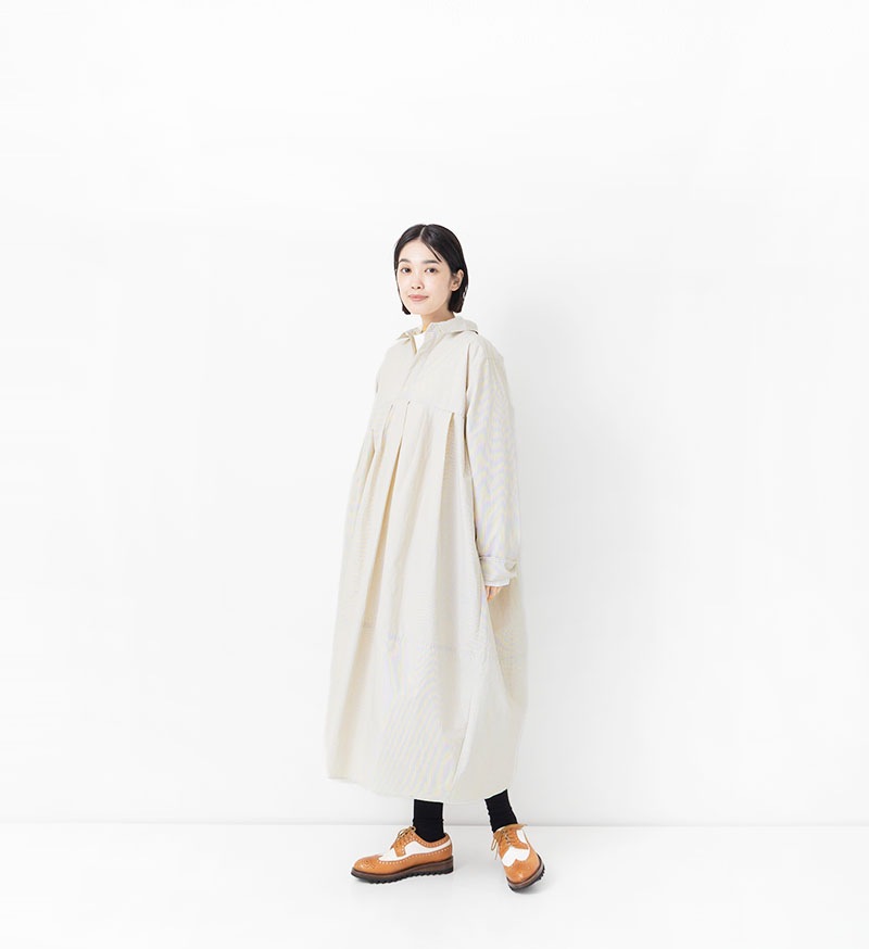 VC-2789<br>ストライプコクーンワンピース