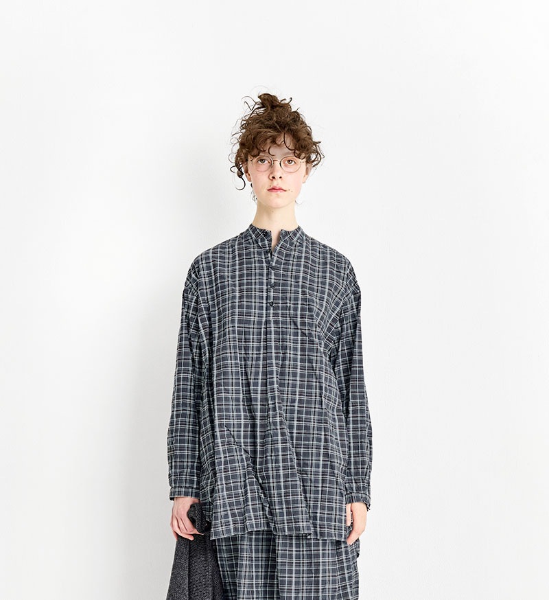 VC-2873B<br>ヘンリーネックシャツ - COLLECTION - Veritecoeur
