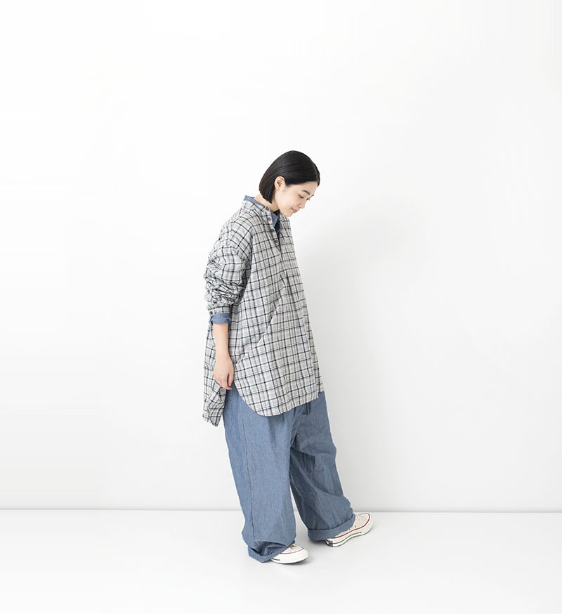 VC-2873B<br>ヘンリーネックシャツ - COLLECTION - Veritecoeur