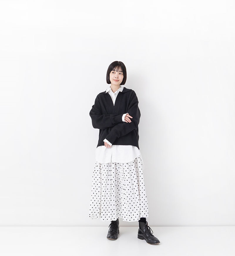 VCK-300<br>スキッパーカラーニット