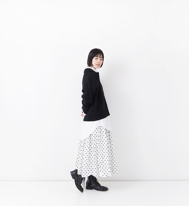 VCK-300<br>スキッパーカラーニット