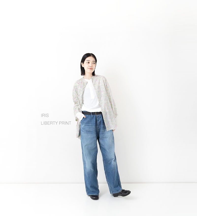 VC-2847<br>LIBERTY PRINT シャツブラウス - COLLECTION - Veritecoeur