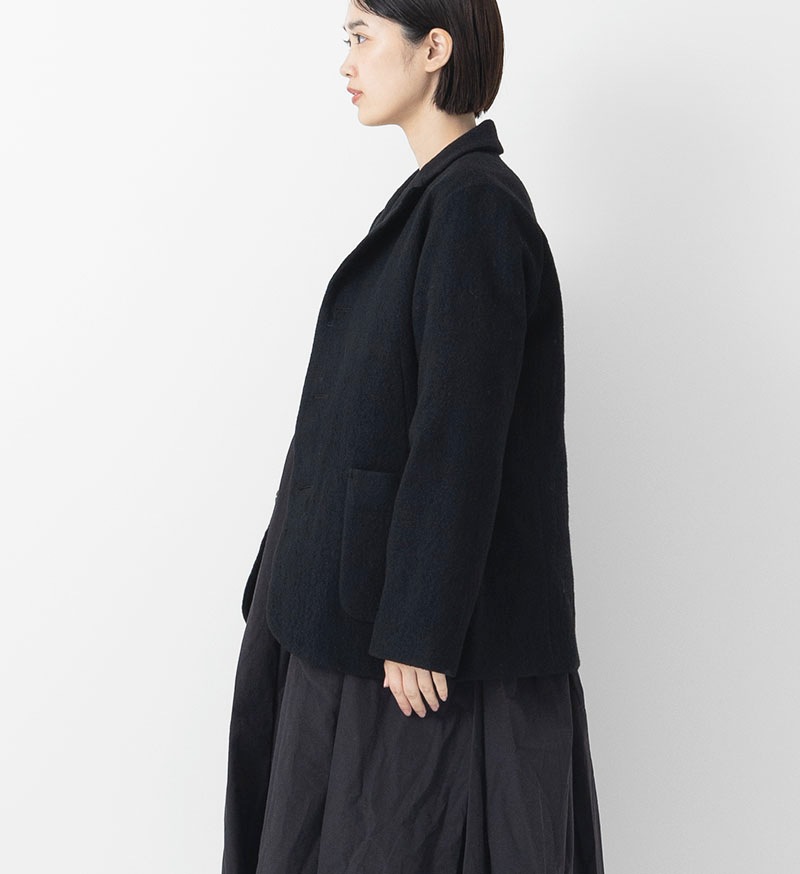 Veritecoeur シングルウールジャケット ST-143 ブラック 楽天市場】Veritecoeur ヴェリテクール ウール シングル ジャケット st