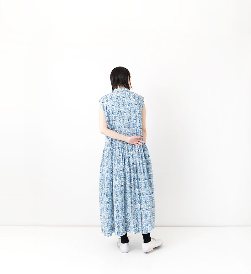 VC-2848<br>LIBERTY PRINT ノースリーブワンピース