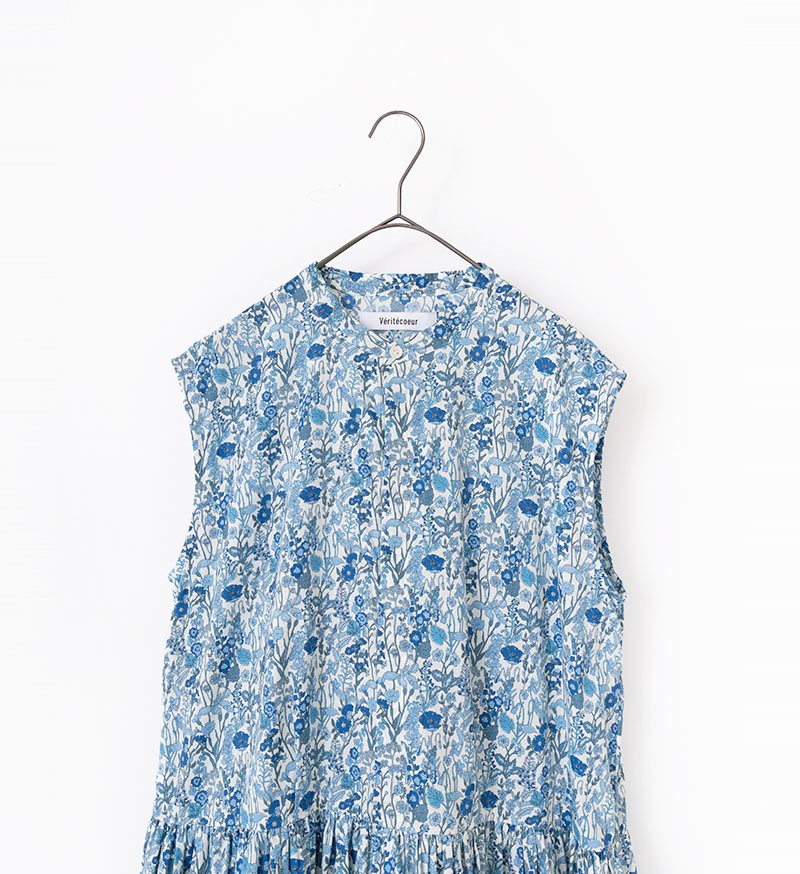VC-2848<br>LIBERTY PRINT ノースリーブワンピース