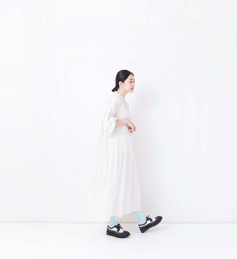 ＊VC-2749<br>ドットフリルワンピース