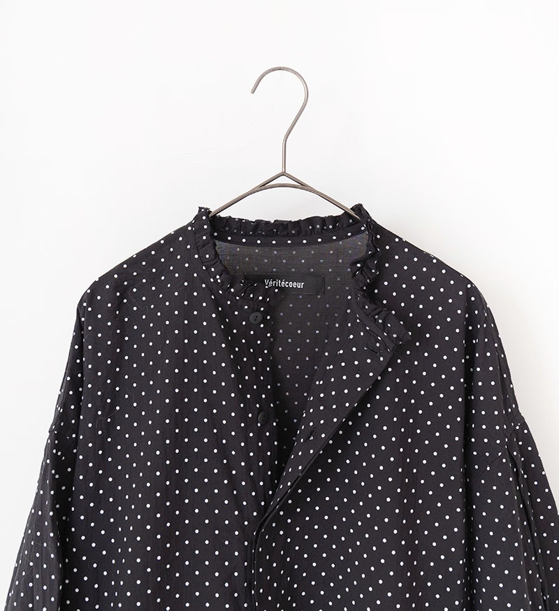 ヴェリテクール コットンウールツイル ワイドワンピースVC-2343 Veritecoeur / VC2414 HENLEY NECK ONEPIECE ヴェリテクール正規