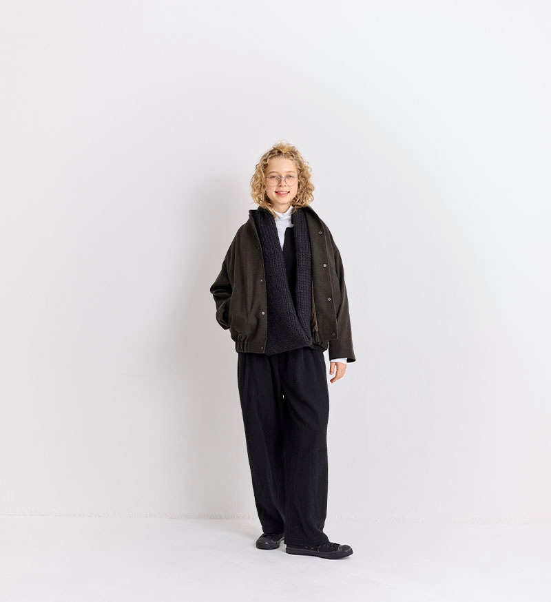 VC-2791<br>ウールフラノブルゾン