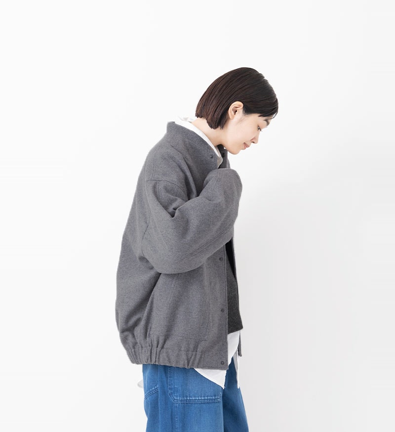 VC-2791<br>ウールフラノブルゾン - COLLECTION - Veritecoeur