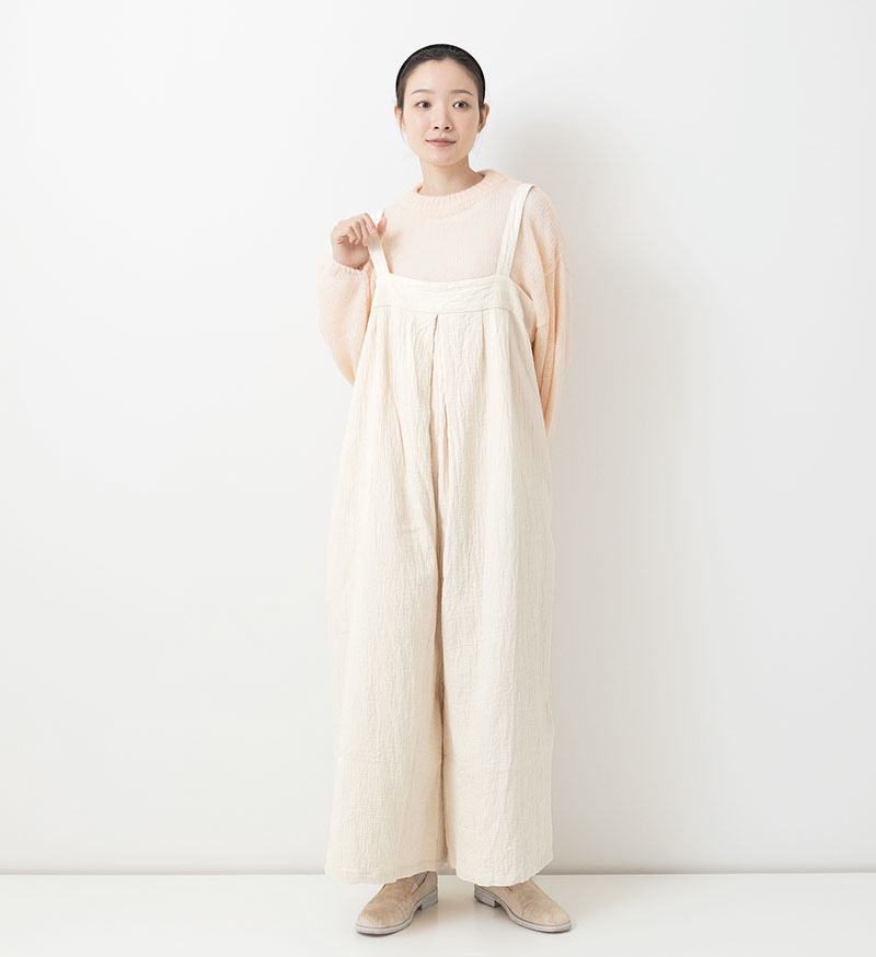 新品VeritecoeurVC-2641 ライトワッシャーサロペットパンツ SALE】<br>VC-2641<br>ライトワッシャーサロペットパンツ - Back