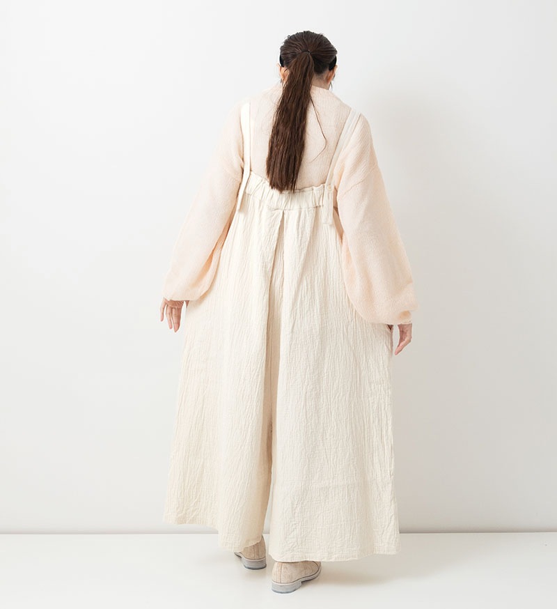 新品VeritecoeurVC-2641 ライトワッシャーサロペットパンツ SALE】<br>VC-2641<br>ライトワッシャーサロペットパンツ - Back