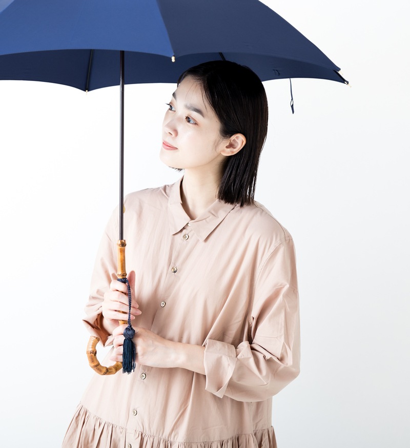 FOX フォックスアンブレラ ワンギー 長傘 雨傘 紺 ネイビー FOX フォックスアンブレラ ワンギー 長傘 雨傘 紺 ネイビー